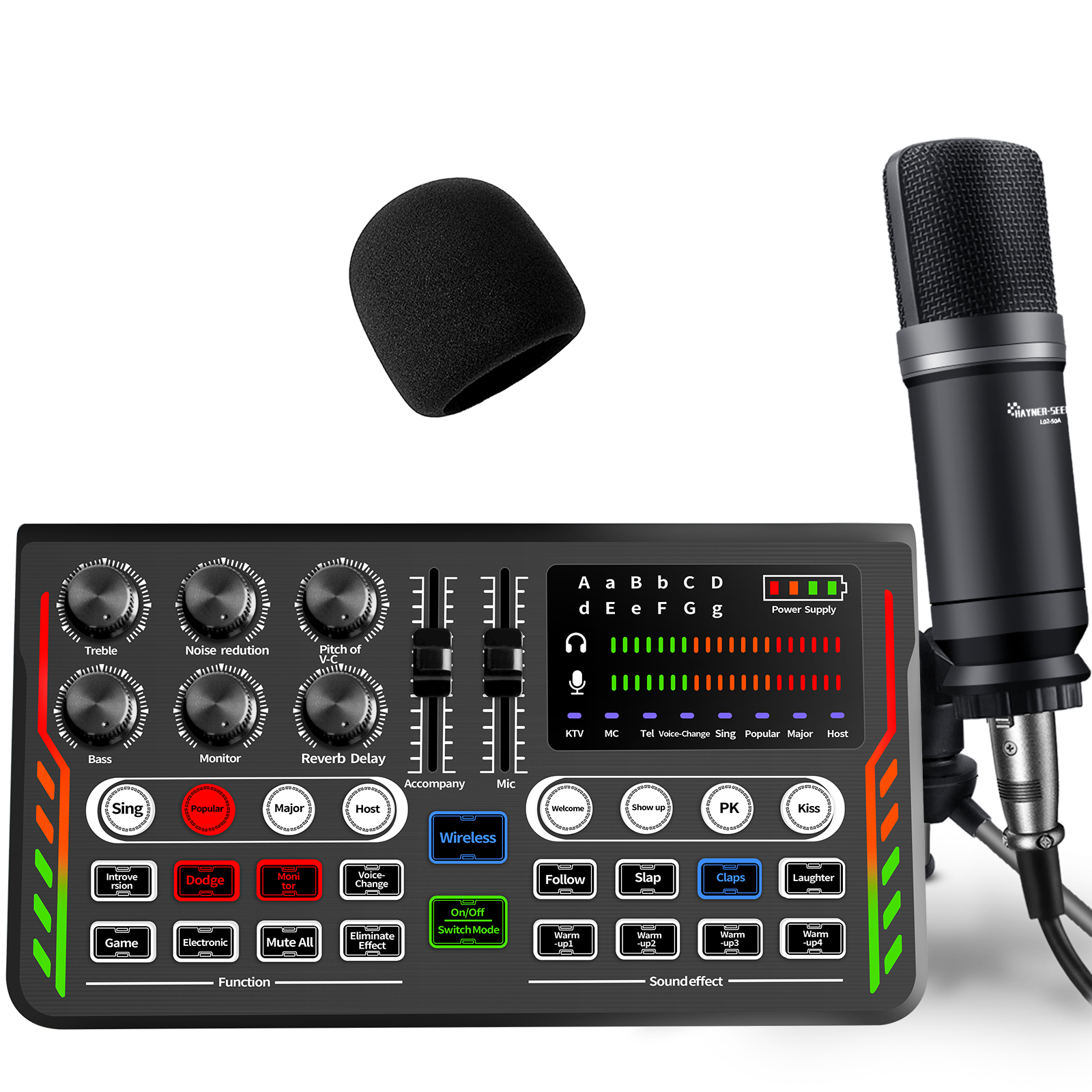 Podcast Equipment Bundle HS-AP201